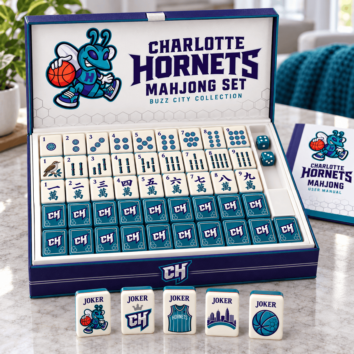 Premium CLH Mahjong Tiles Set PVNA