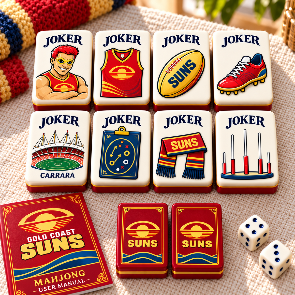 Premium GCS Mahjong Tiles Set TTMH