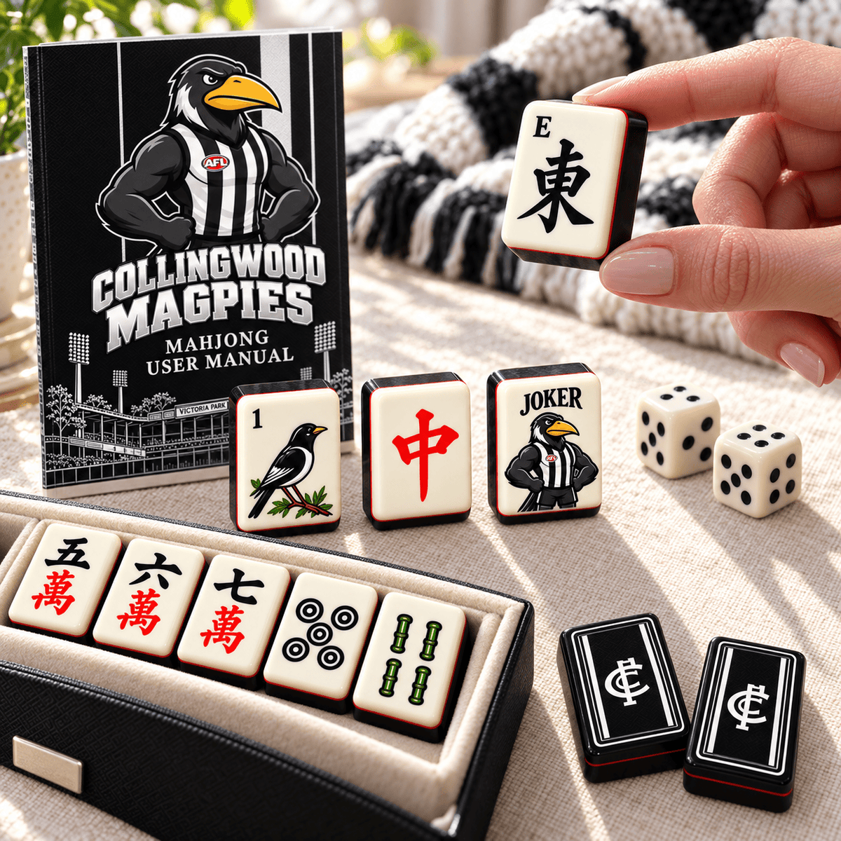 Premium CWM Mahjong Tiles Set TTMH