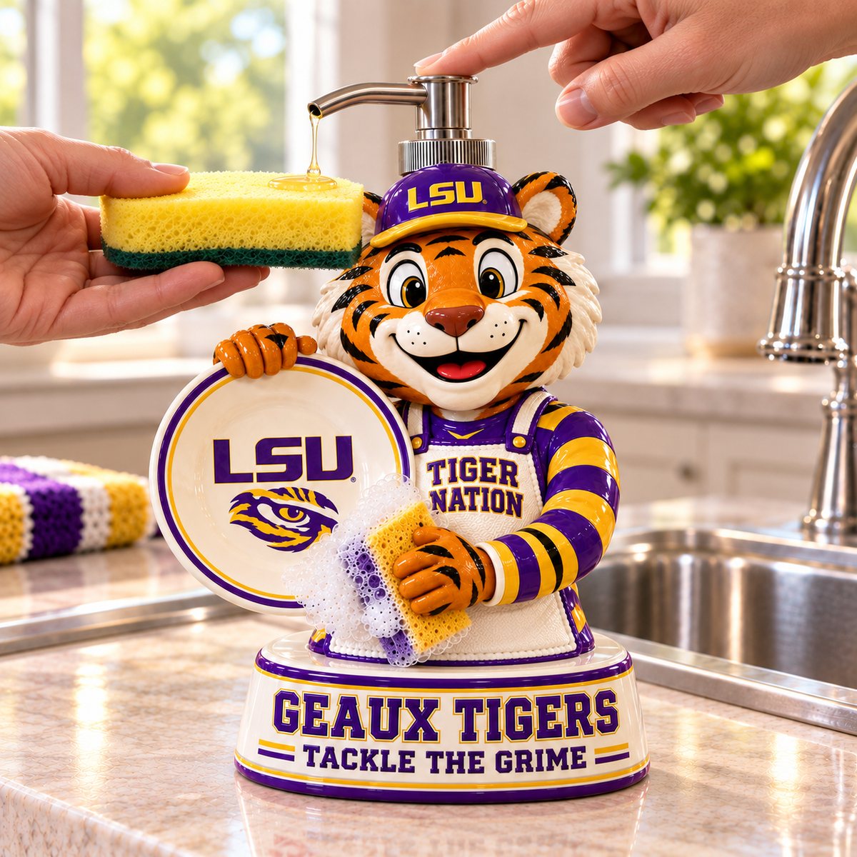 LSU 3D Character Soap Dispenser TMH